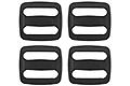 WST High Strength 0.787'' Buckle  For Helmet/Vest (4PCS, BK)