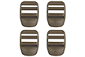 WST High Strength 1'' Ladder Lock Buckle For Sling/Vest (4 PCS, Tan)