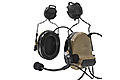 TAC-SKY C2 Tactica Headset For Helmet (Milspec Edtion, Silicone earmuff ver., CB)