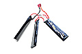 DBB Triple Stick 11.1V Lipo Split Battery (1200mAh, 30C, Dean)
